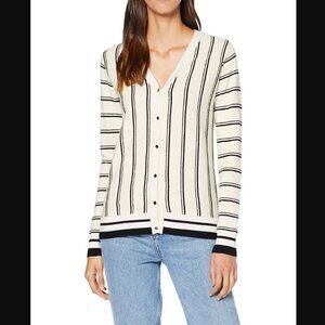 Scotch & Soda Striped V-Neck Cardigan